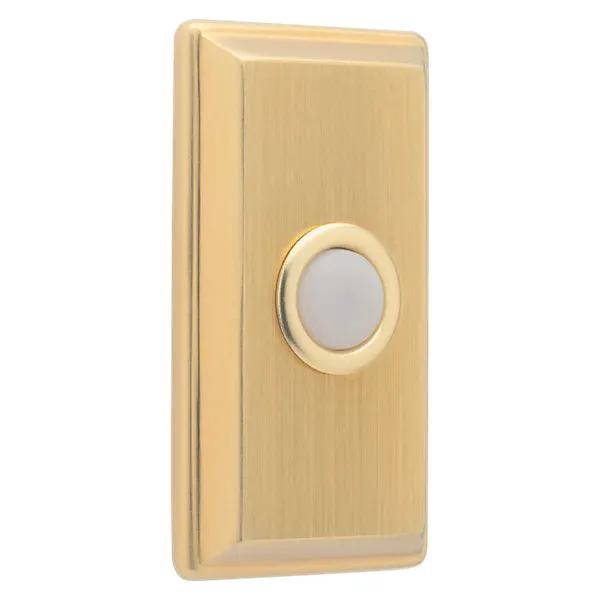 Baldwin Rectangular Bell Button by Baldwin