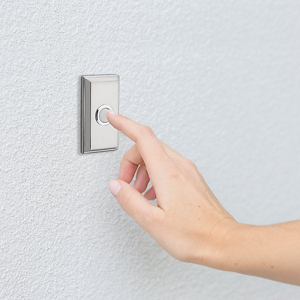 polished nickel bell button