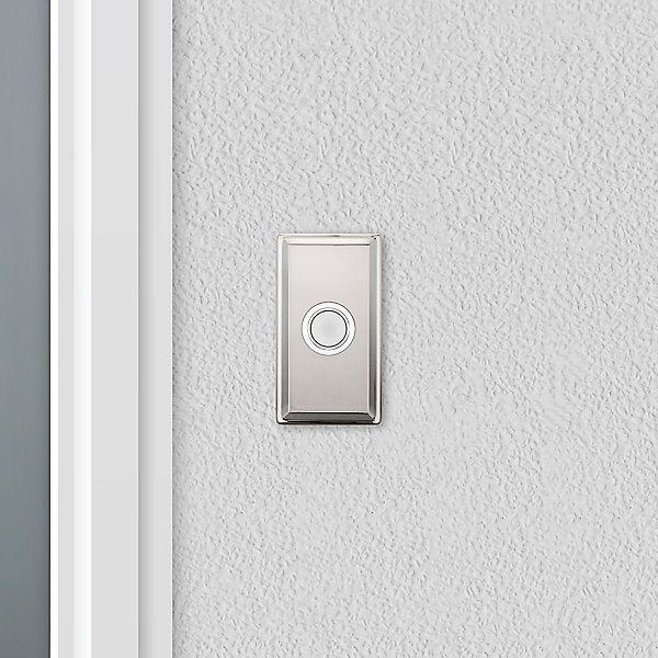 polished nickel bell button