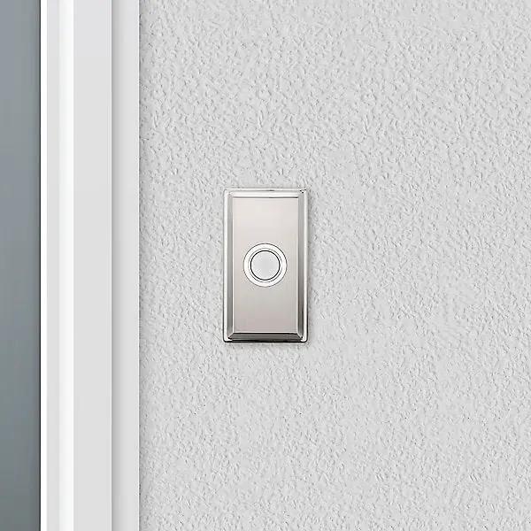 polished nickel bell button