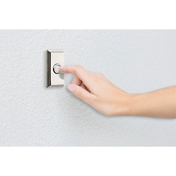 satin nickel bell button