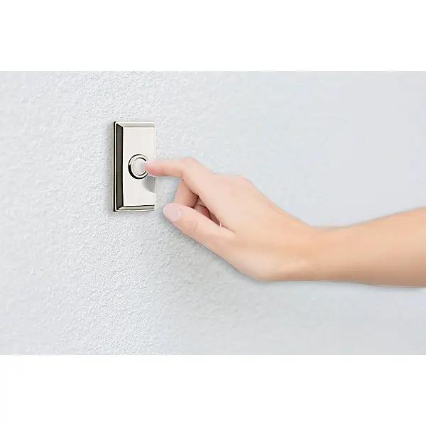 satin nickel bell button