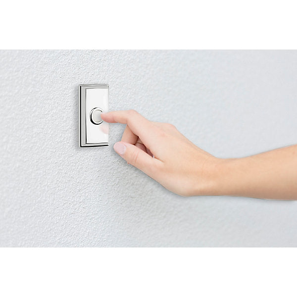 polished chrome bell button