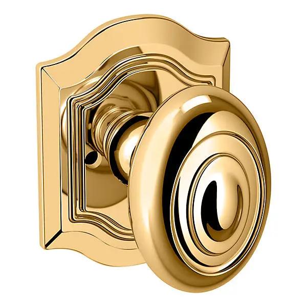 Baldwin Bethpage Knob with R027 Rose by Baldwin