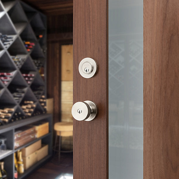 satin nickel knob