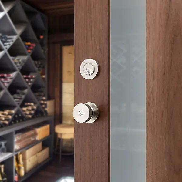 satin nickel deadbolt