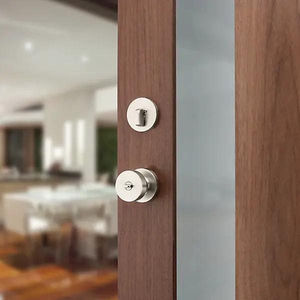 satin nickel knob
