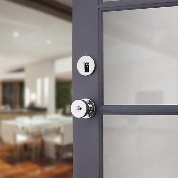 polished chrome knob