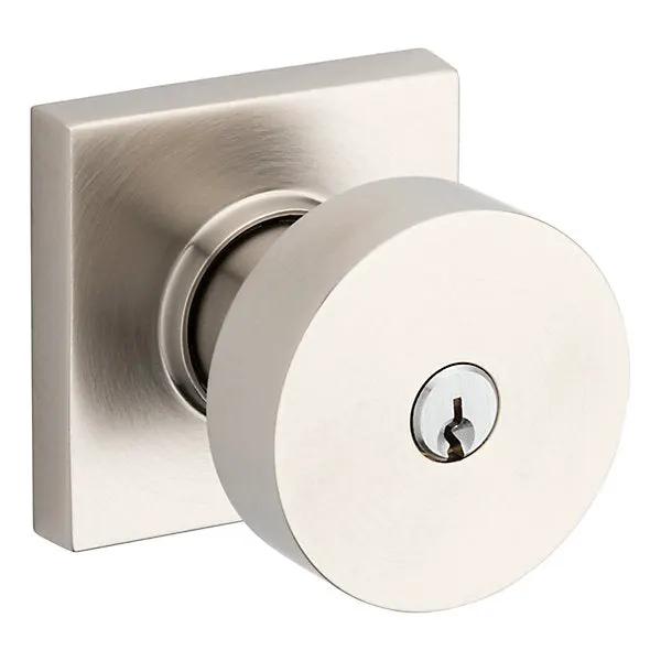 Baldwin Contemporary Knob with Square Rose by Baldwin