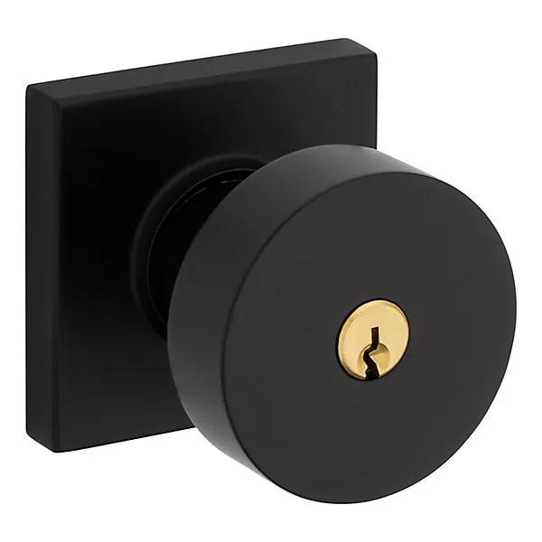 Baldwin Contemporary Knob with Square Rose by Baldwin