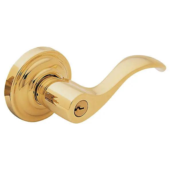 Baldwin Wave Lever with Classic Rose by Baldwin
