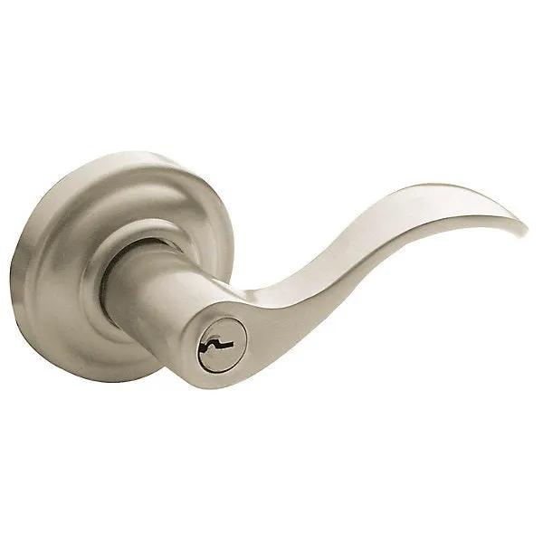 Baldwin Wave Lever with Classic Rose by Baldwin