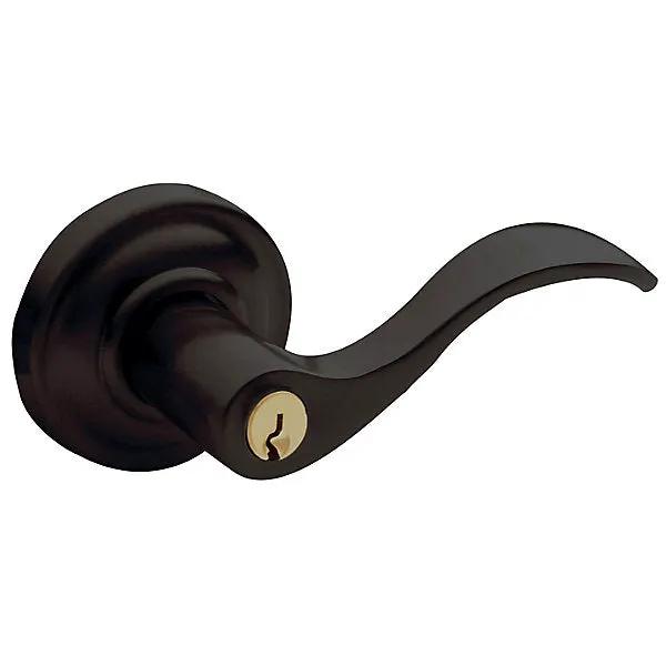Baldwin Wave Lever with Classic Rose by Baldwin