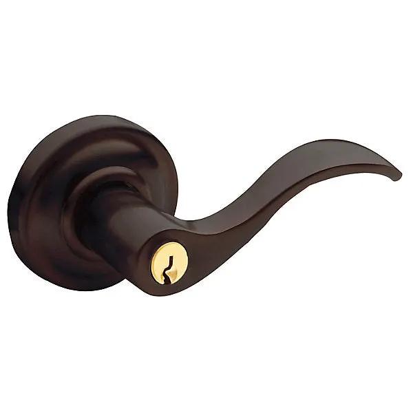 Baldwin Wave Lever with Classic Rose by Baldwin