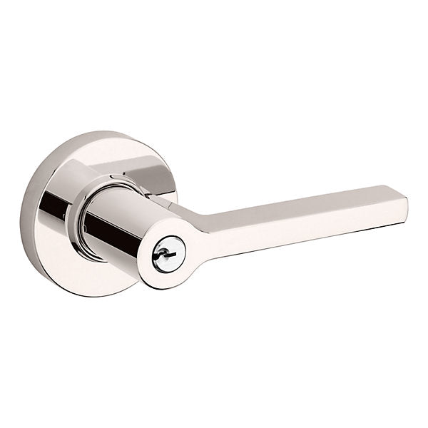 Baldwin Square Lever with Round Rose by Baldwin