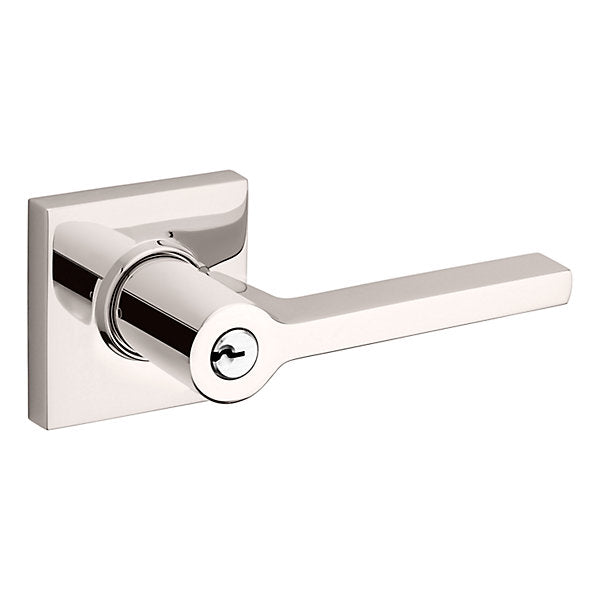 Baldwin Square Lever with Square Rose by Baldwin