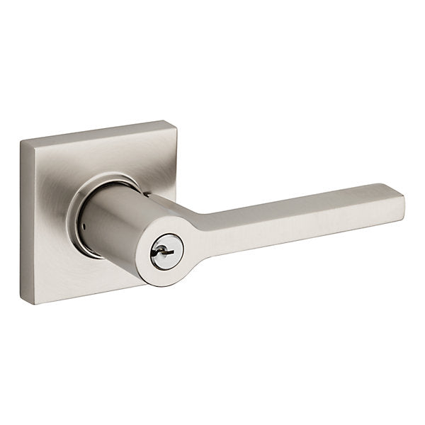 Baldwin Square Lever with Square Rose by Baldwin