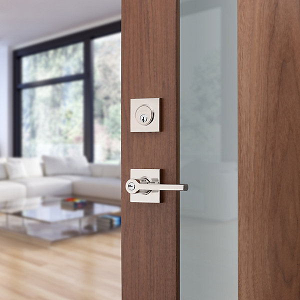 polished nickel deadbolt