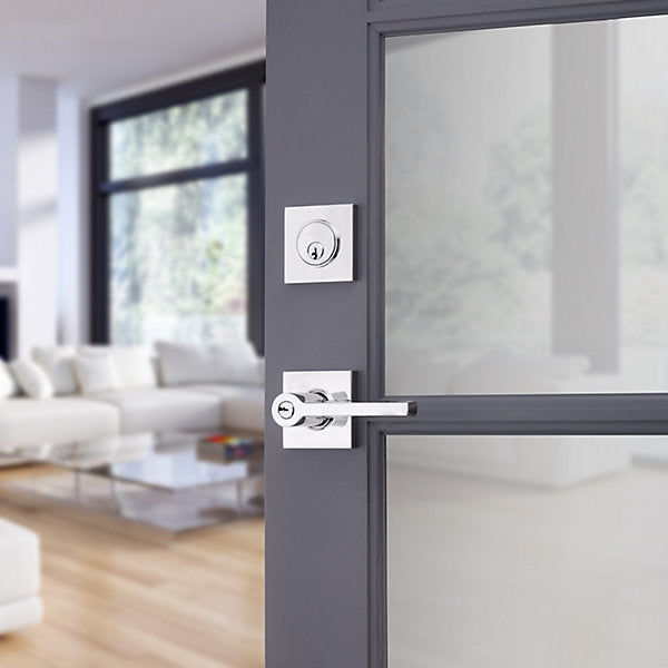 polished chrome deadbolt