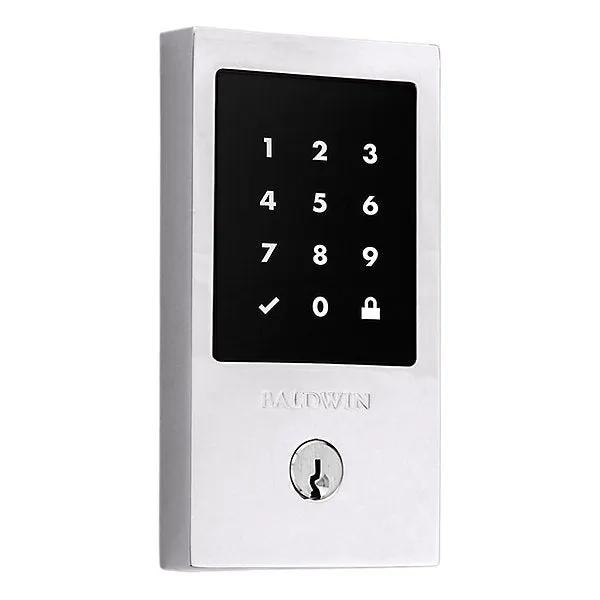 polished chrome deadbolt