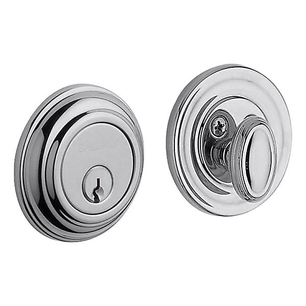 polished chrome deadbolt