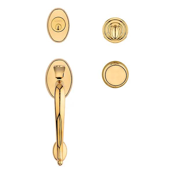 Baldwin Logan Sectional Trim with 5015 Classic Knob/5455V Wave Lever by Baldwin
