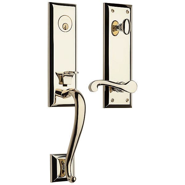 Baldwin Stonegate Handleset with 5445V Classic Lever