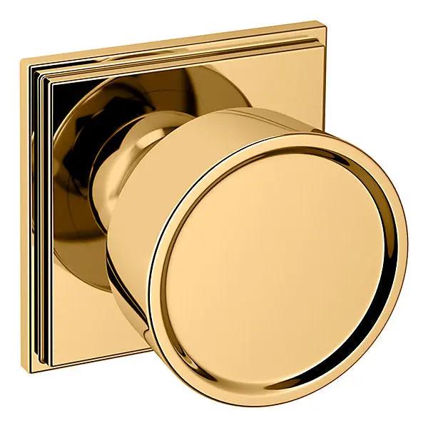 Baldwin Hollywood Hills Knob with R050 Rose by Baldwin