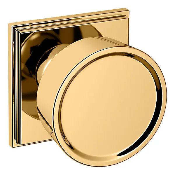 Baldwin Hollywood Hills Knob with R050 Rose by Baldwin