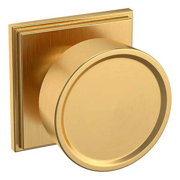 Baldwin Hollywood Hills Knob with R050 Rose by Baldwin