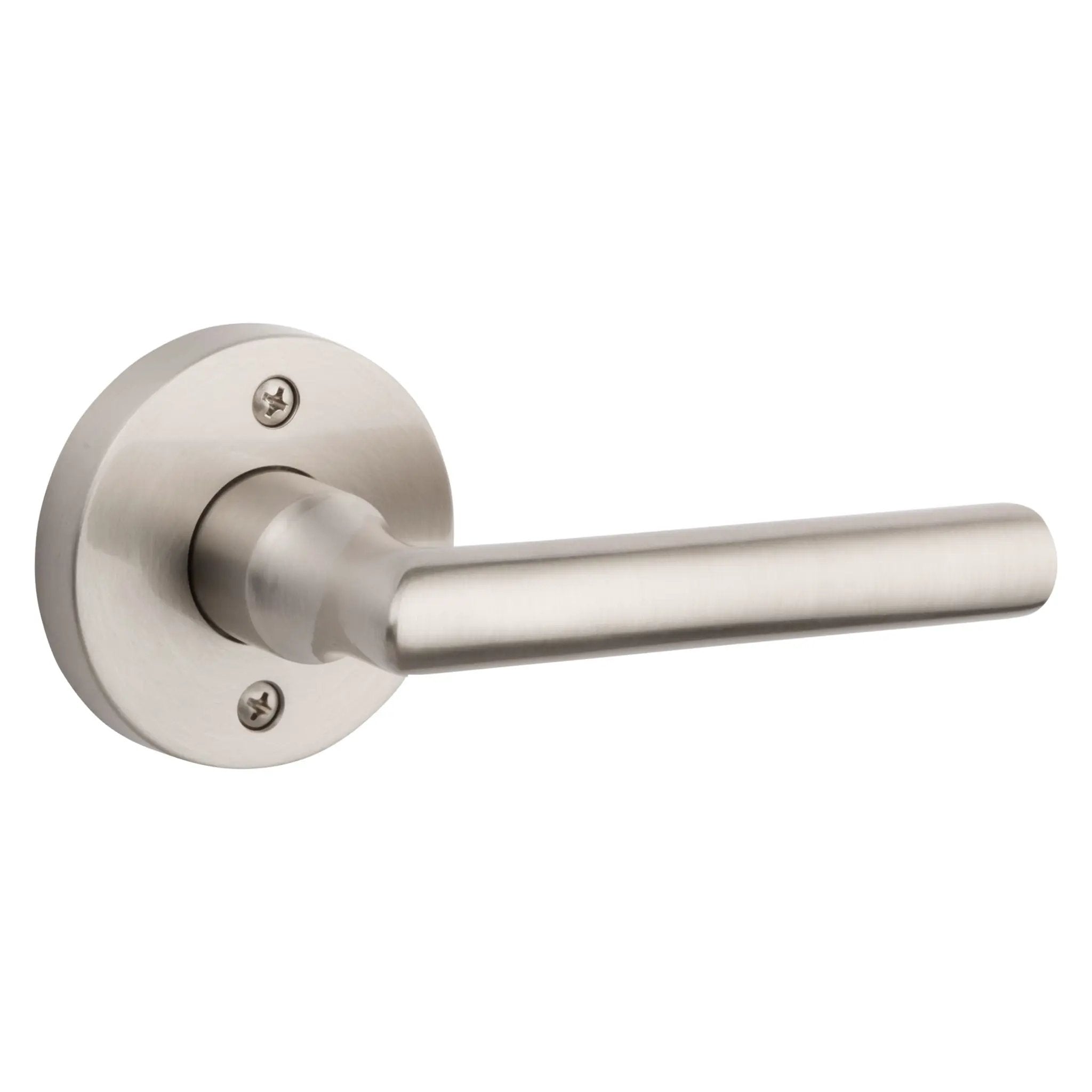 Baldwin Reserve Tube Lever and Contemporary Round Rose by Baldwin