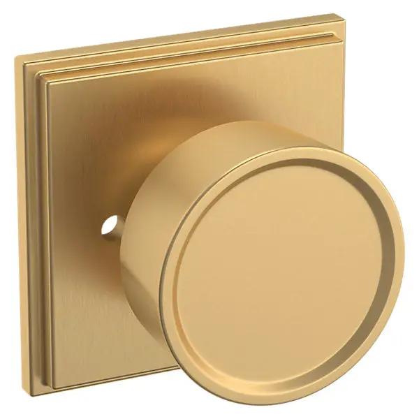 Baldwin Hollywood Hills Knob with R050 Rose by Baldwin