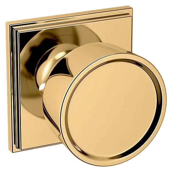 Baldwin Hollywood Hills Knob with R050 Rose by Baldwin