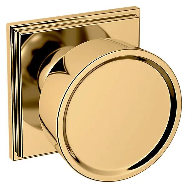 Baldwin Hollywood Hills Knob with R050 Rose by Baldwin