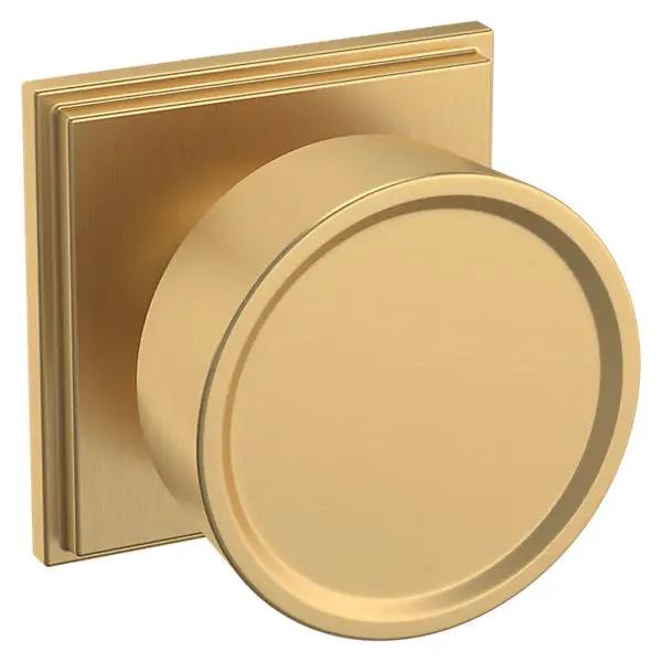 Baldwin Hollywood Hills Knob with R050 Rose by Baldwin