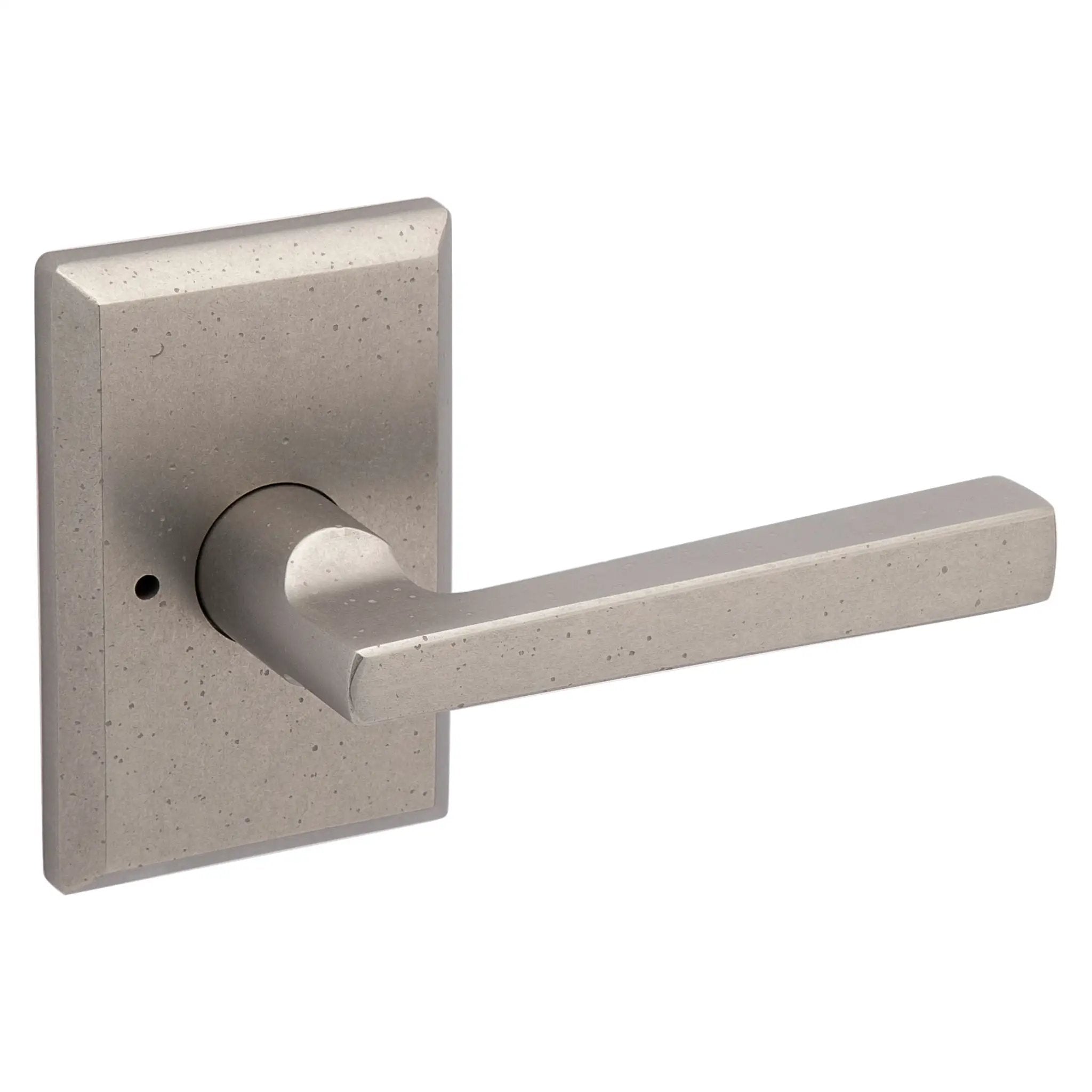 Baldwin Reserve Taper Lever and Rustic Square Rose by Baldwin