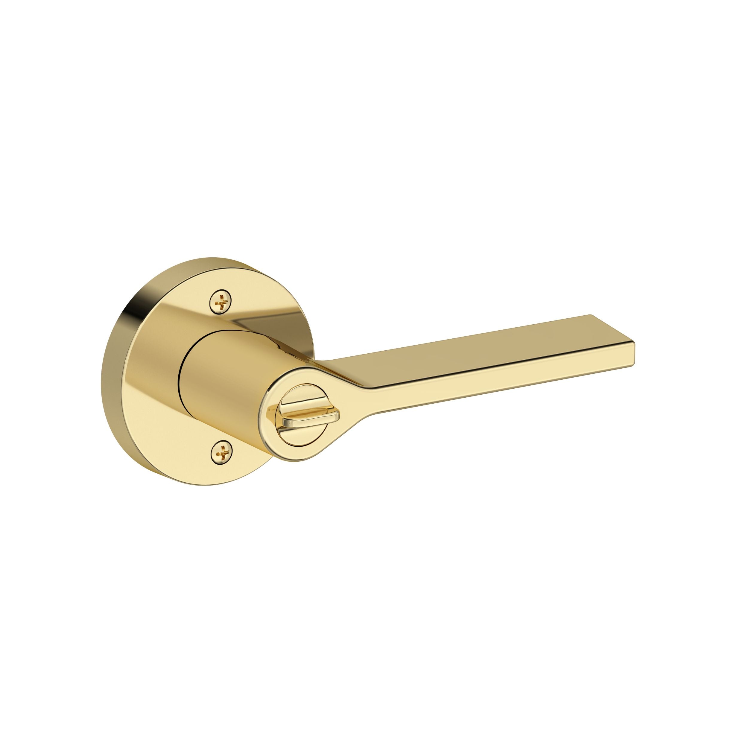 non lacquered brass door lever