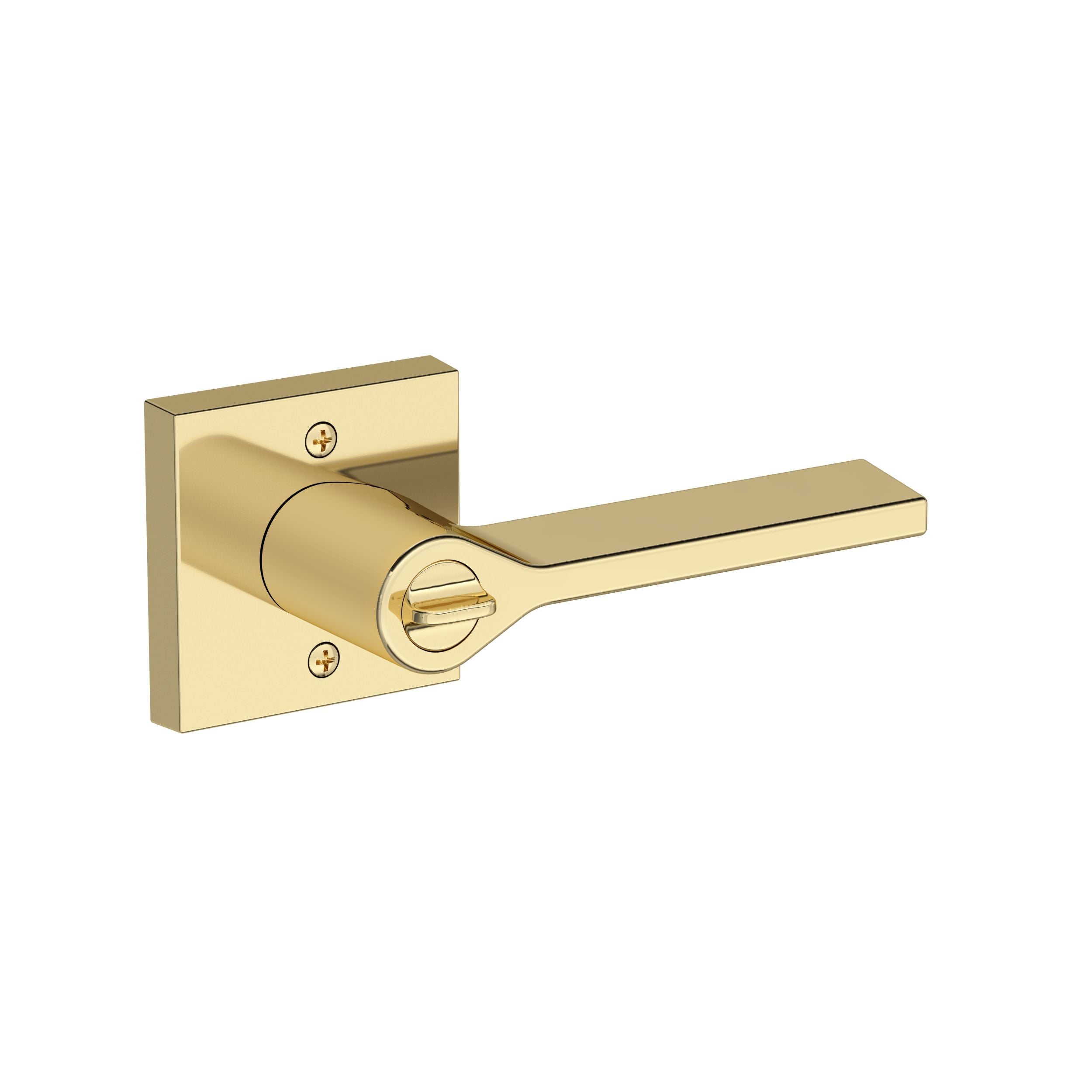 non lacquered brass door lever