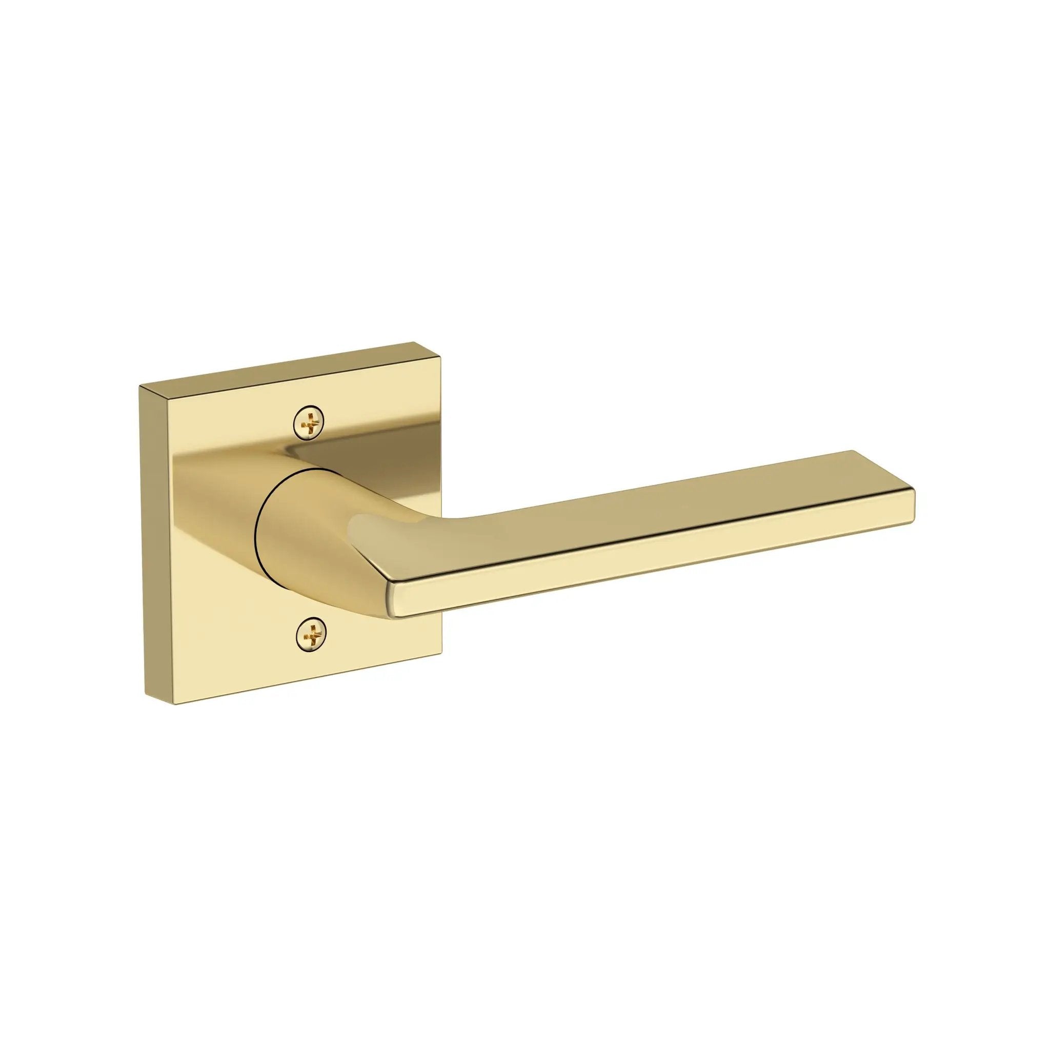Baldwin Reserve Anaheim Hills Lever with Contemporary Square Rose by Baldwin