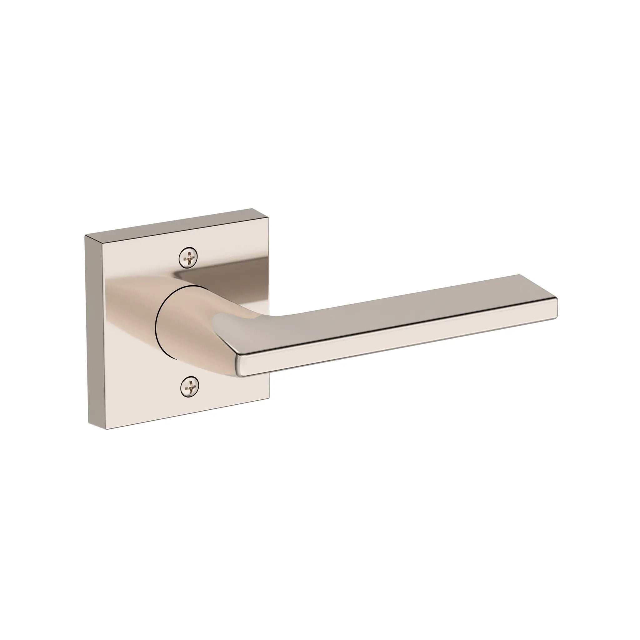 Baldwin Reserve Anaheim Hills Lever with Contemporary Square Rose by Baldwin