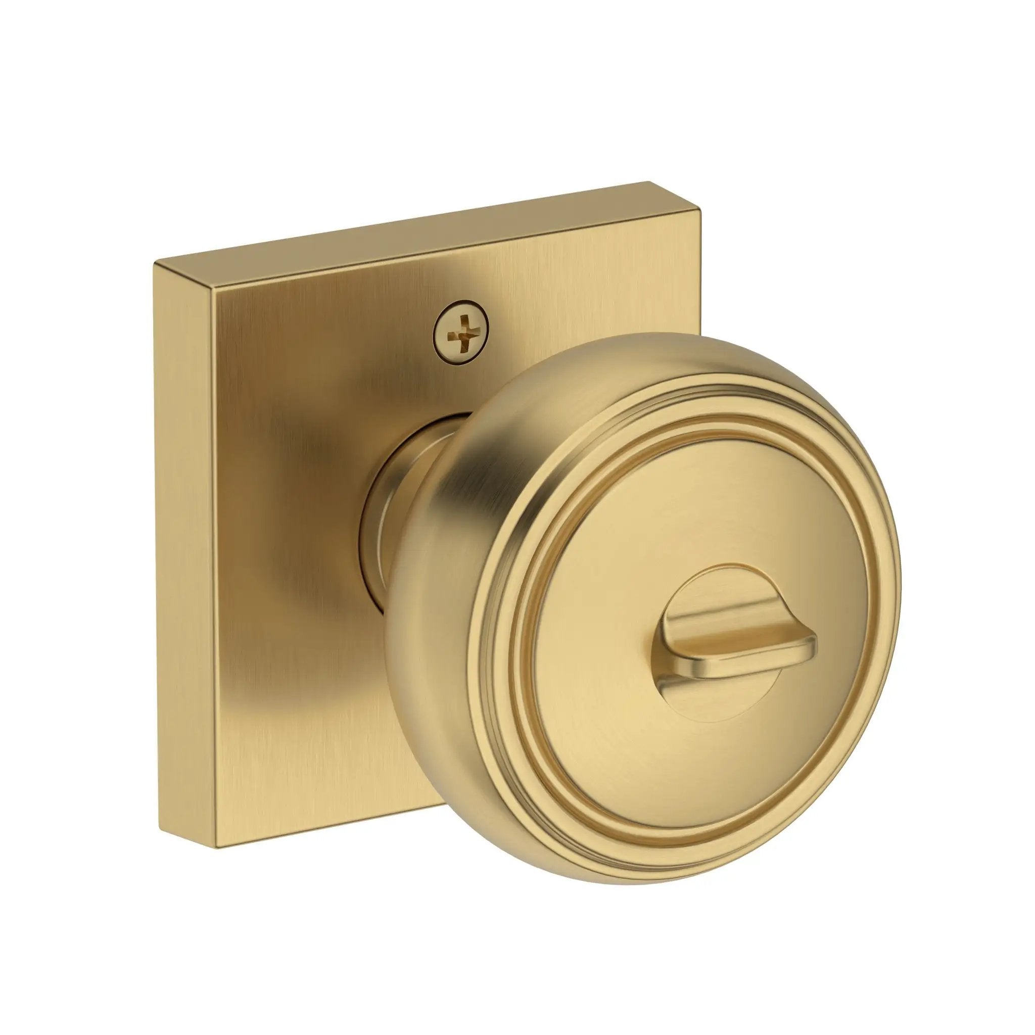 Baldwin Reserve Bremerton Knob with Contemporary Square Rose by Baldwin