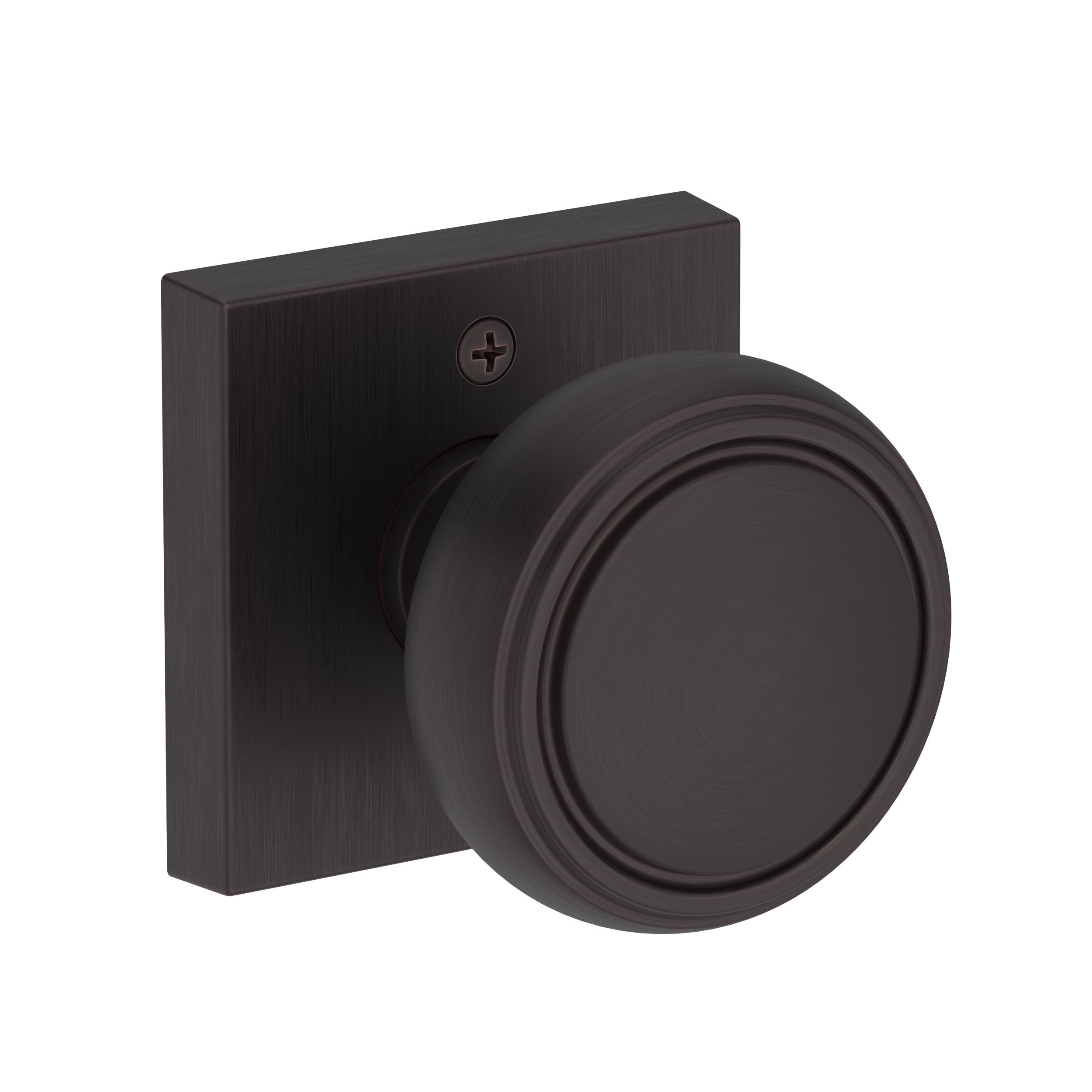Baldwin Reserve Bremerton Knob with Contemporary Square Rose