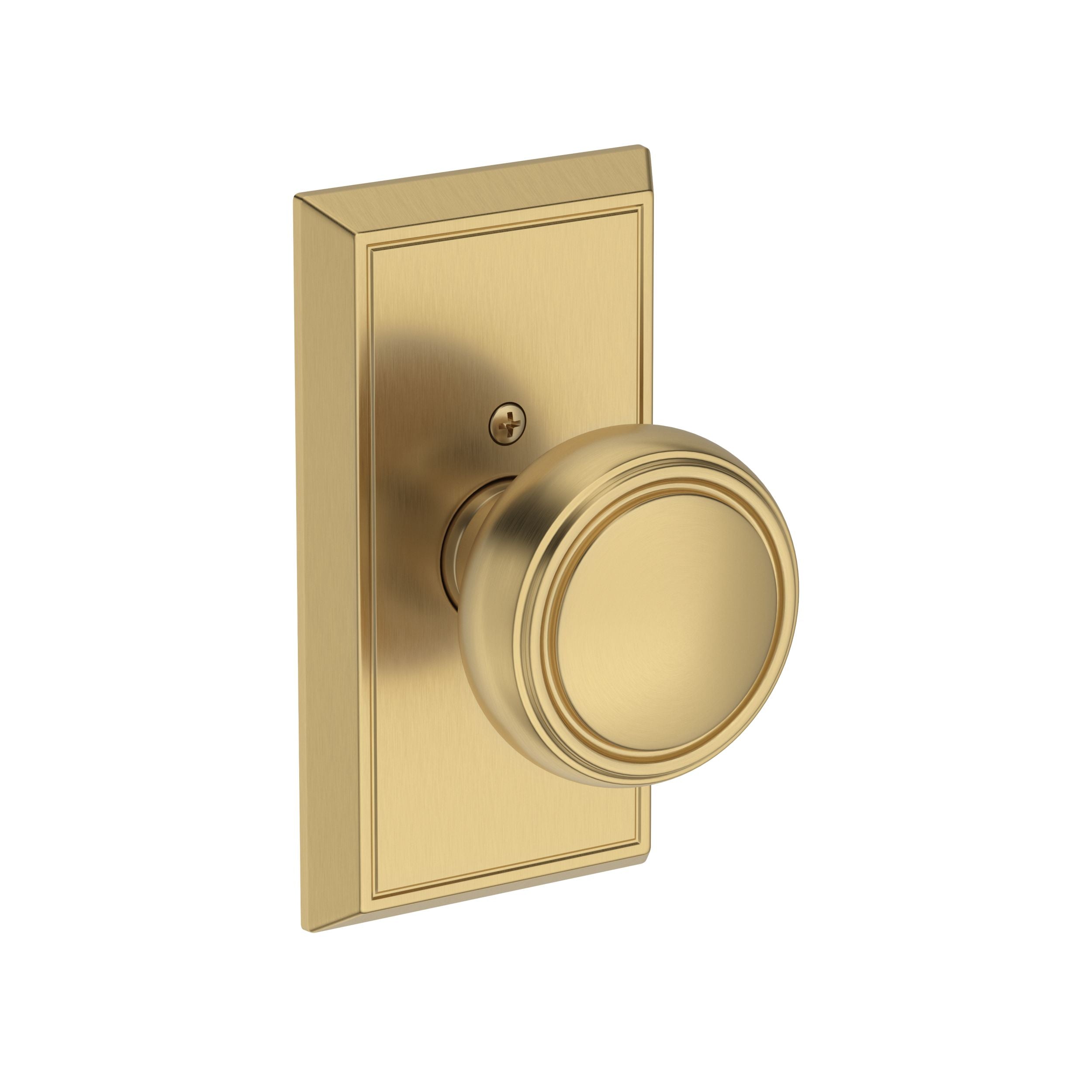 Baldwin Reserve Bremerton Knob with Chamfered 5" Rose