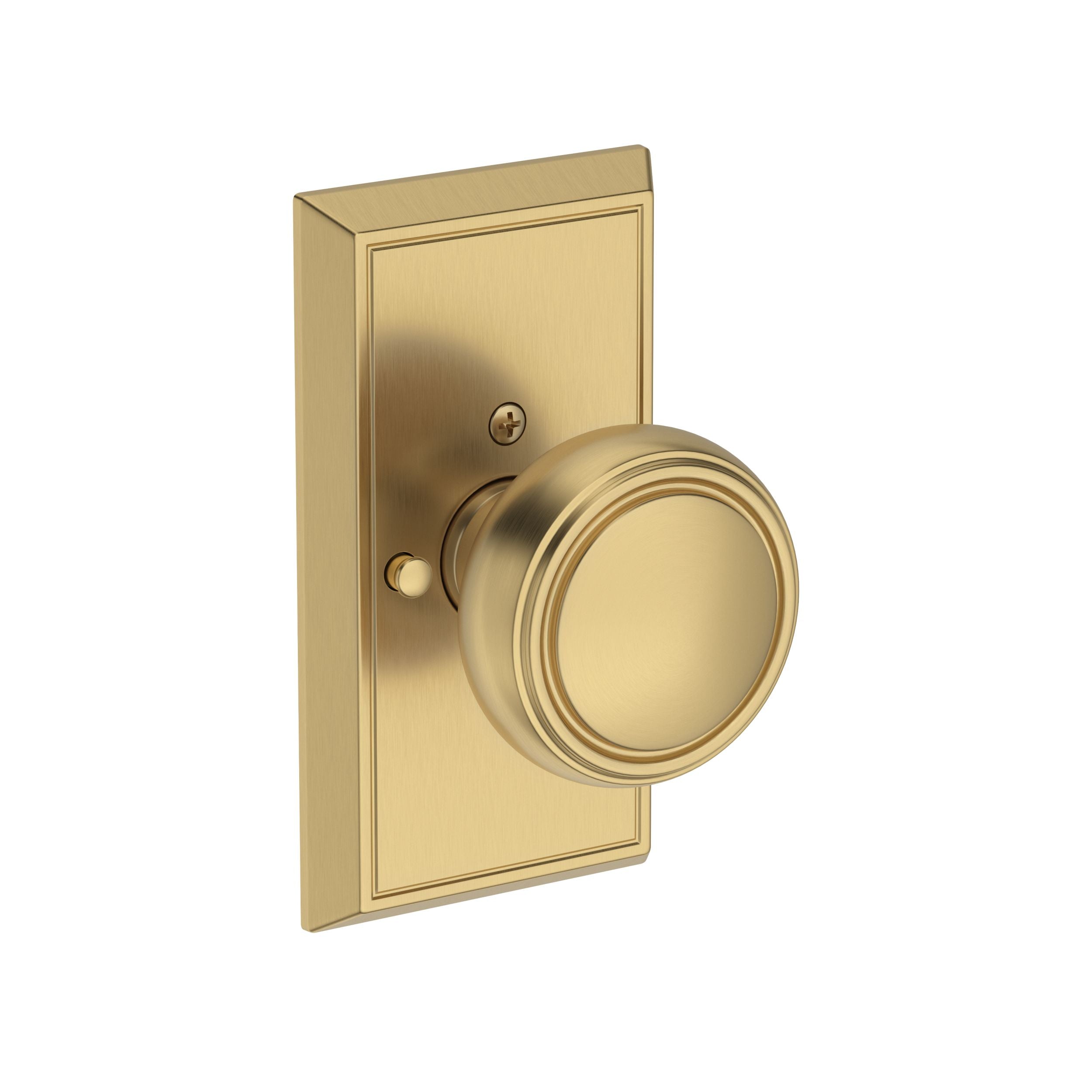 Baldwin Reserve Bremerton Knob with Chamfered 5" Rose