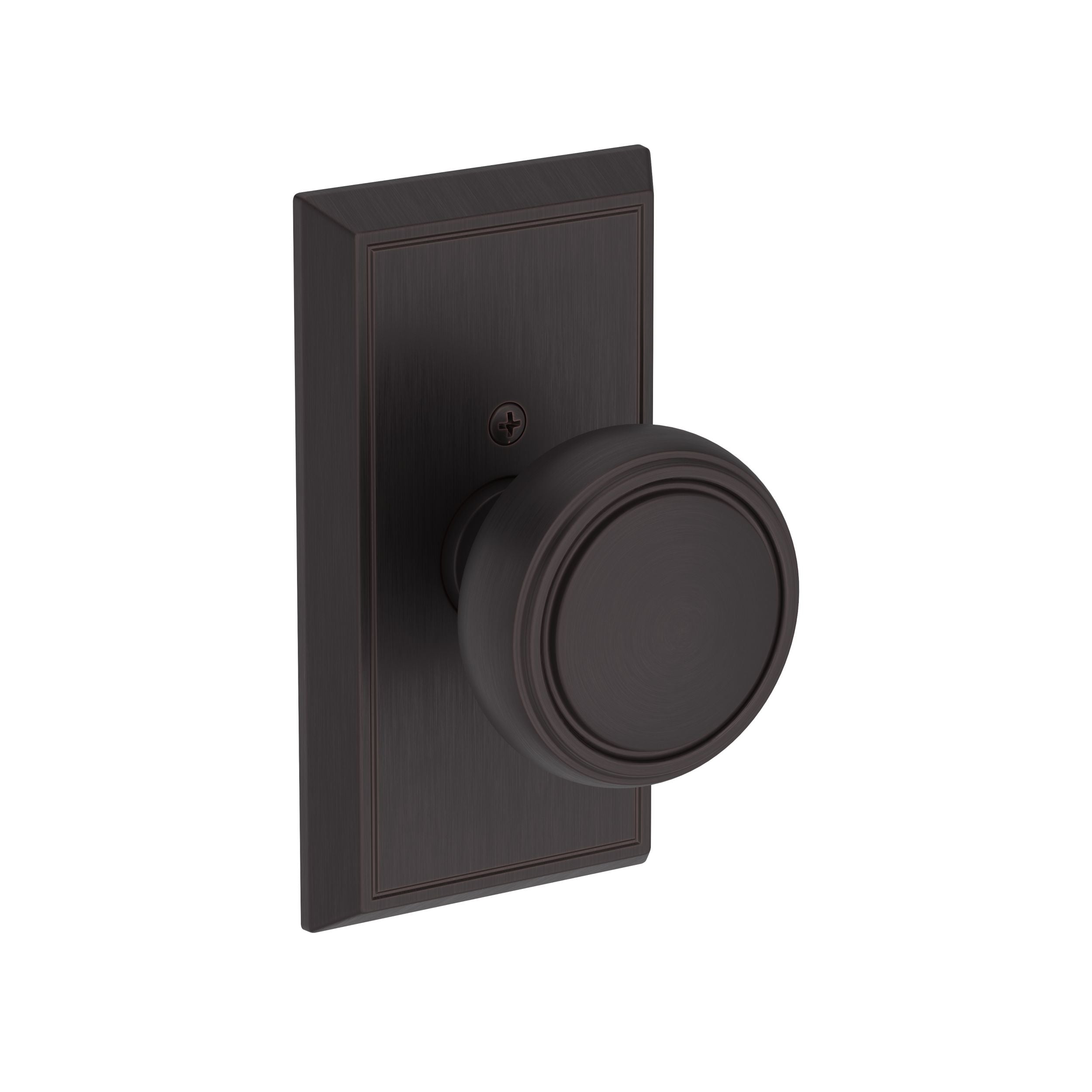 Baldwin Reserve Bremerton Knob with Chamfered 5" Rose