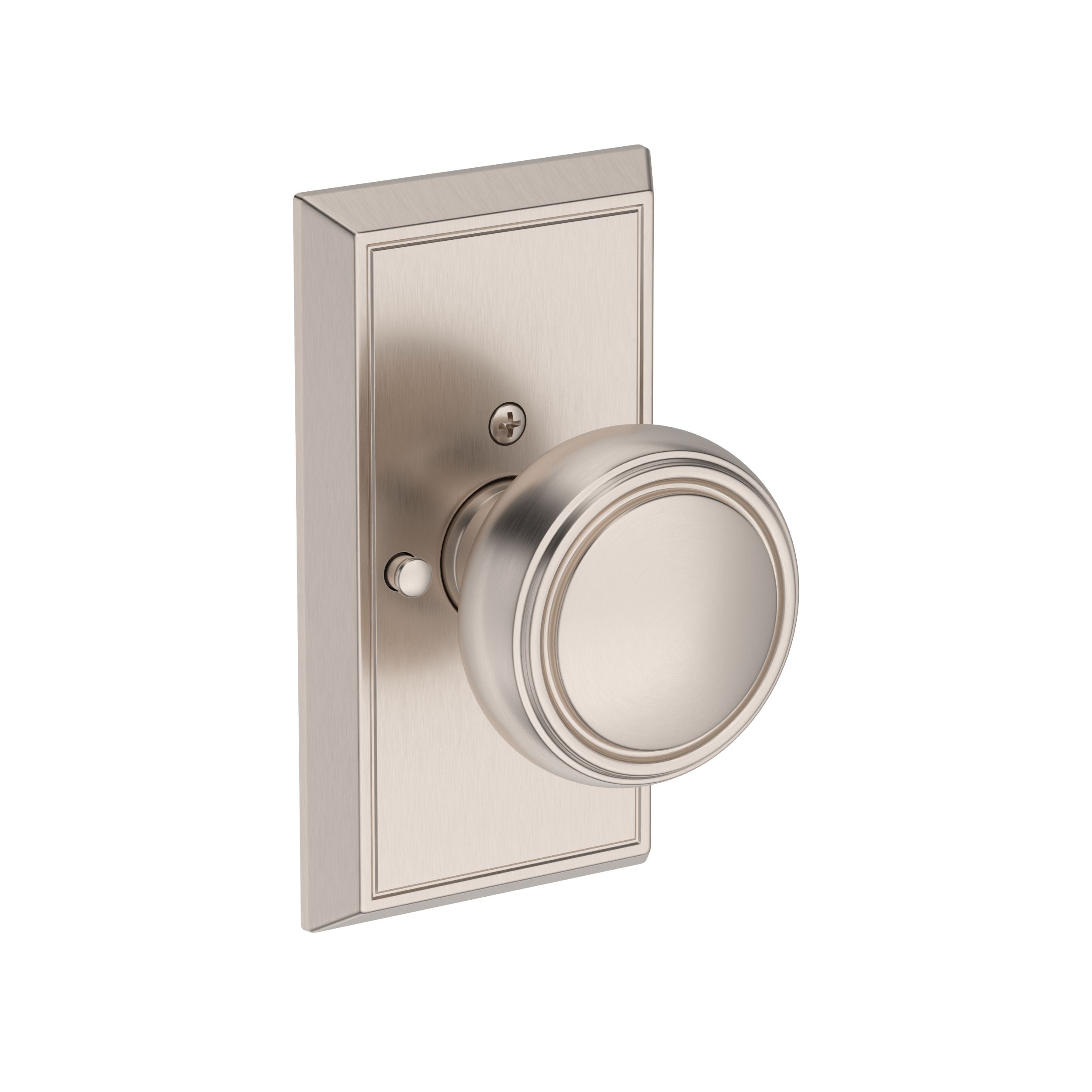 Baldwin Reserve Bremerton Knob with Chamfered 5" Rose