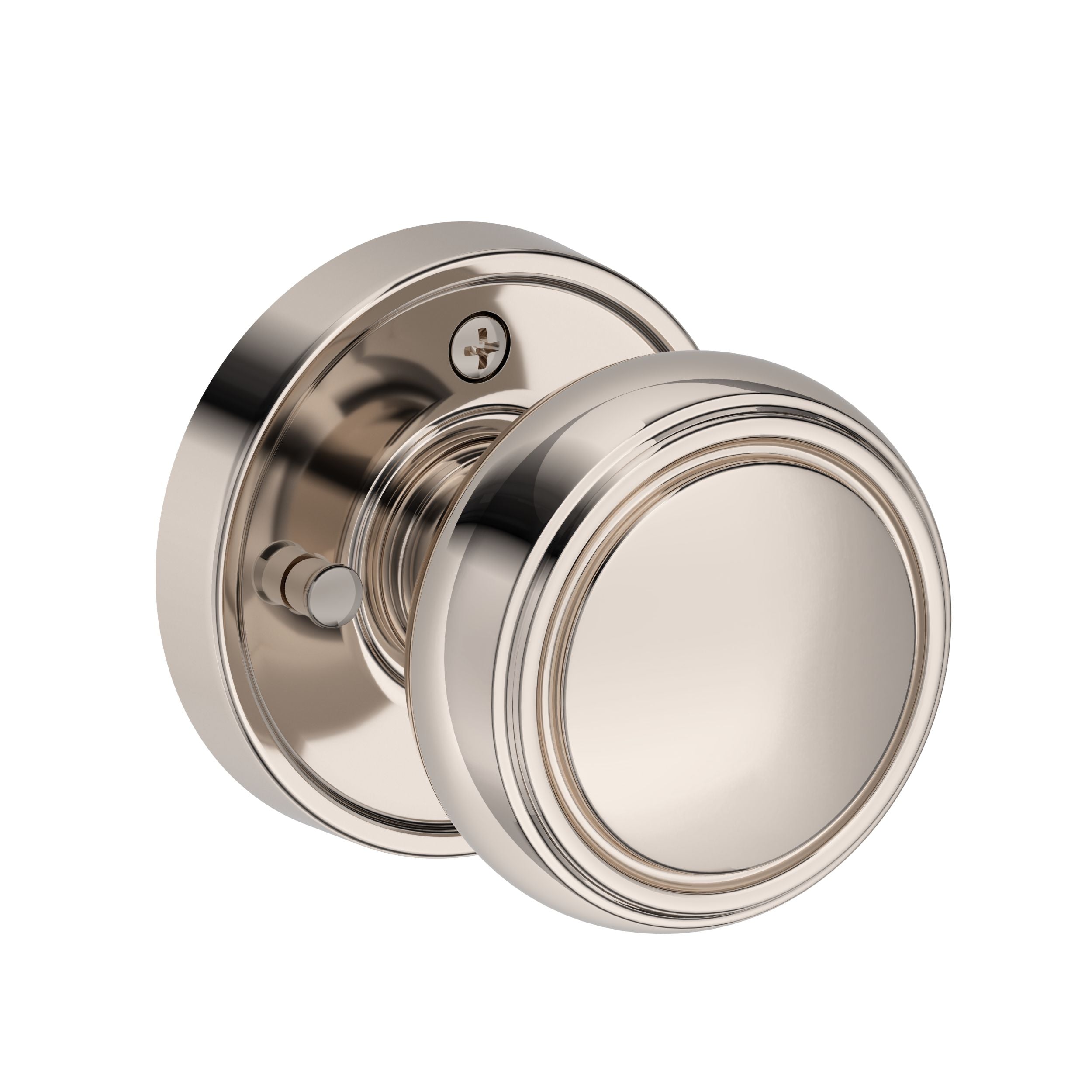 Baldwin Reserve Bremerton Knob with Recessed Round Rose