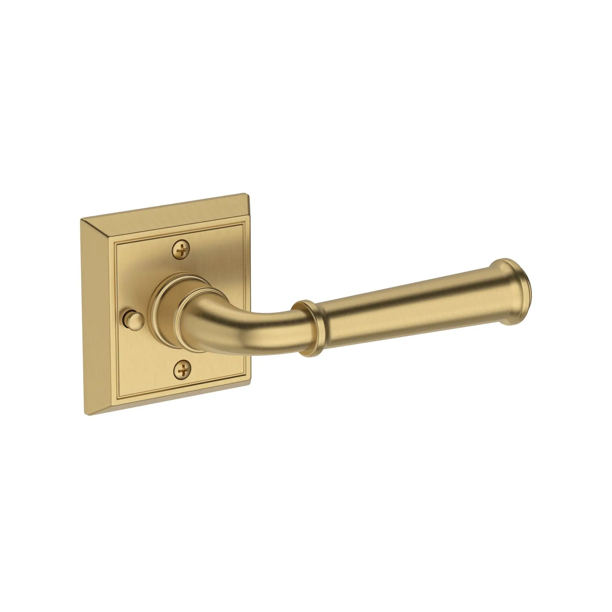 Baldwin Reserve Dunsmoor Lever with Chamfered Square Rose by Baldwin