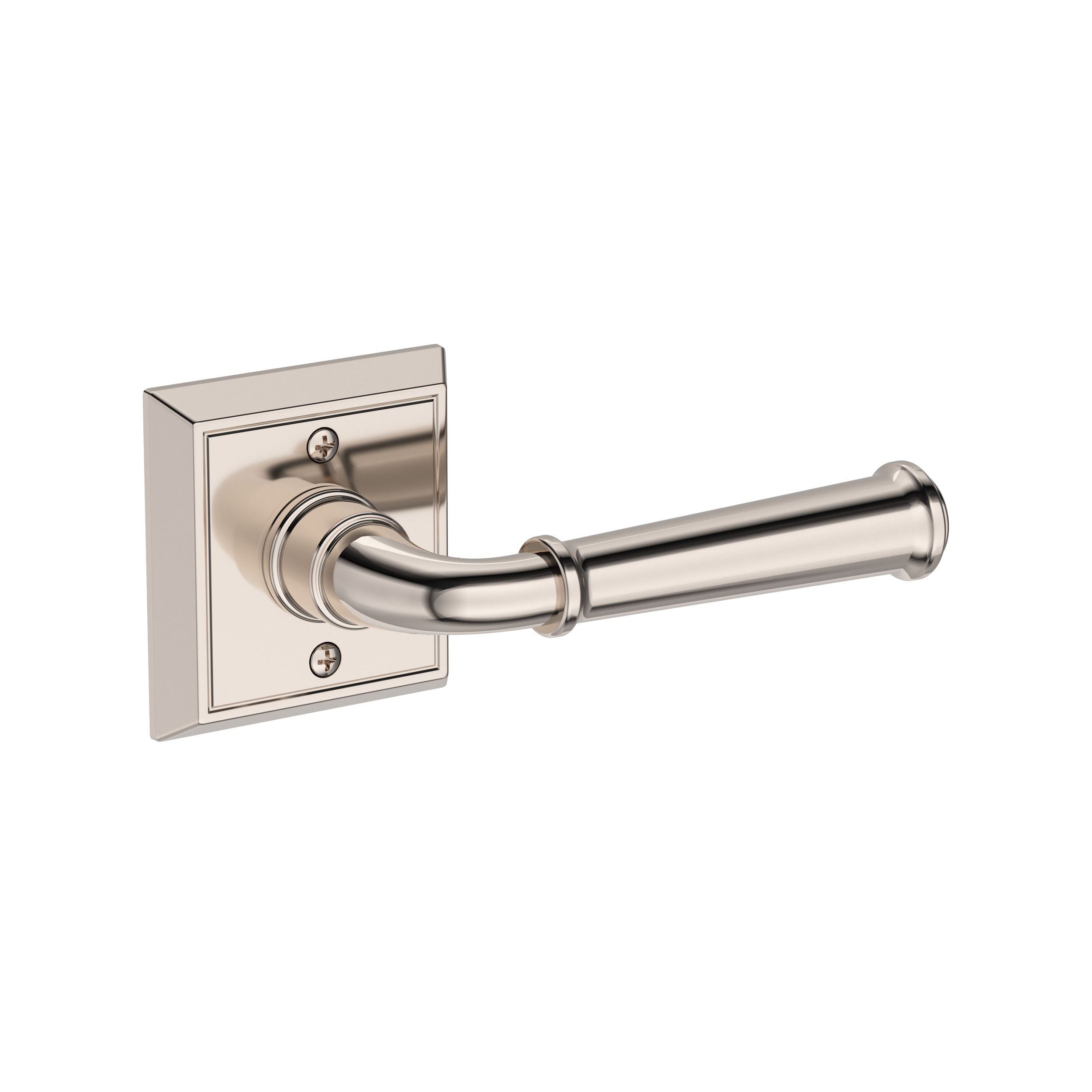 Baldwin Reserve Dunsmoor Lever with Chamfered Square Rose