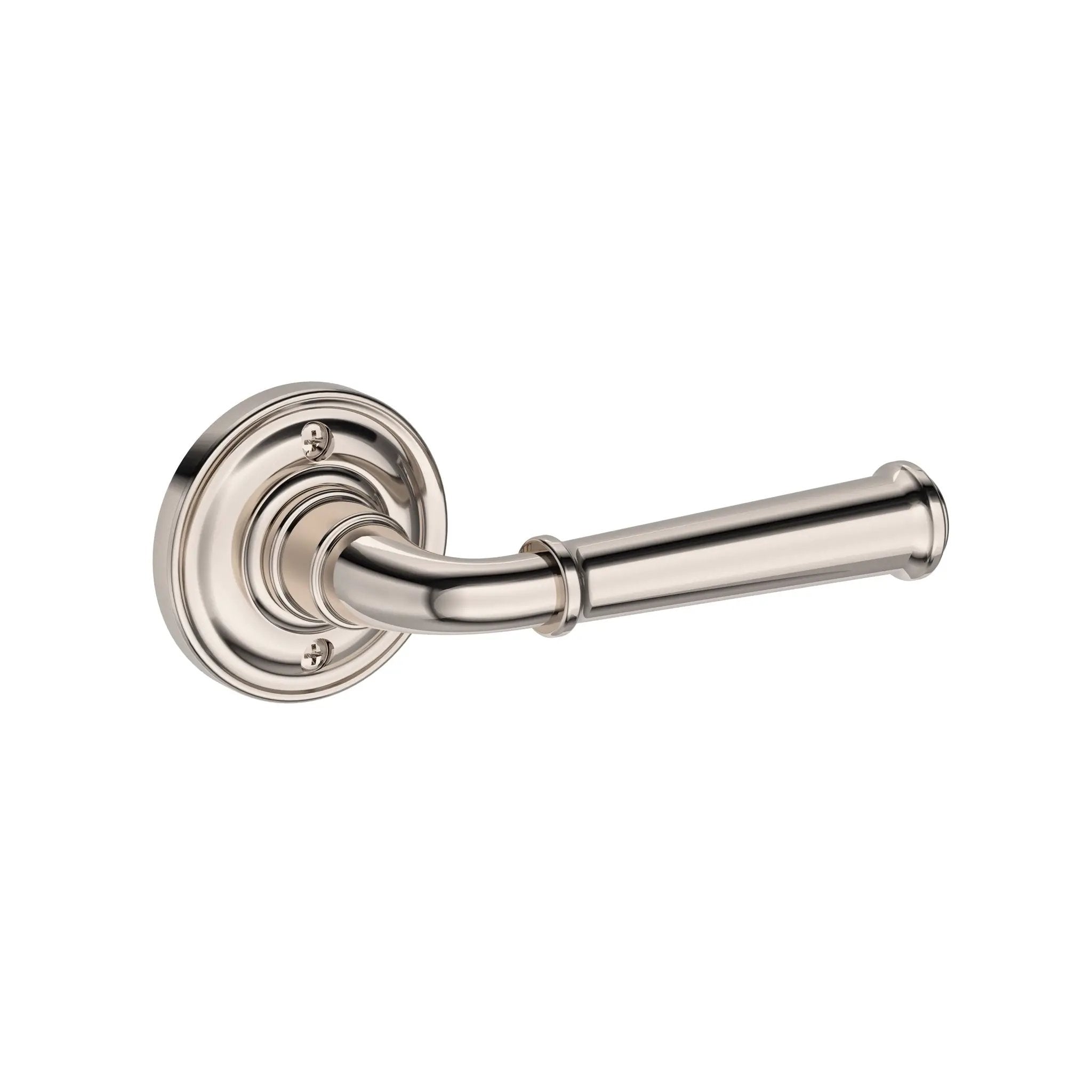 Baldwin Reserve Dunsmoor Lever with Traditional Round Rose by Baldwin